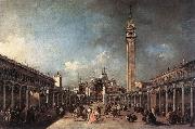 GUARDI, Francesco Piazza di San Marco dfh oil painting on canvas